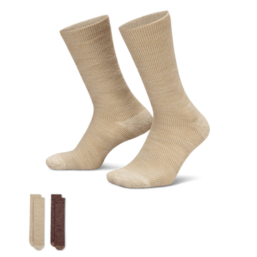 NIKE EVERYDAY CUSHIONED CREW SOCKS (2 PAIRS)