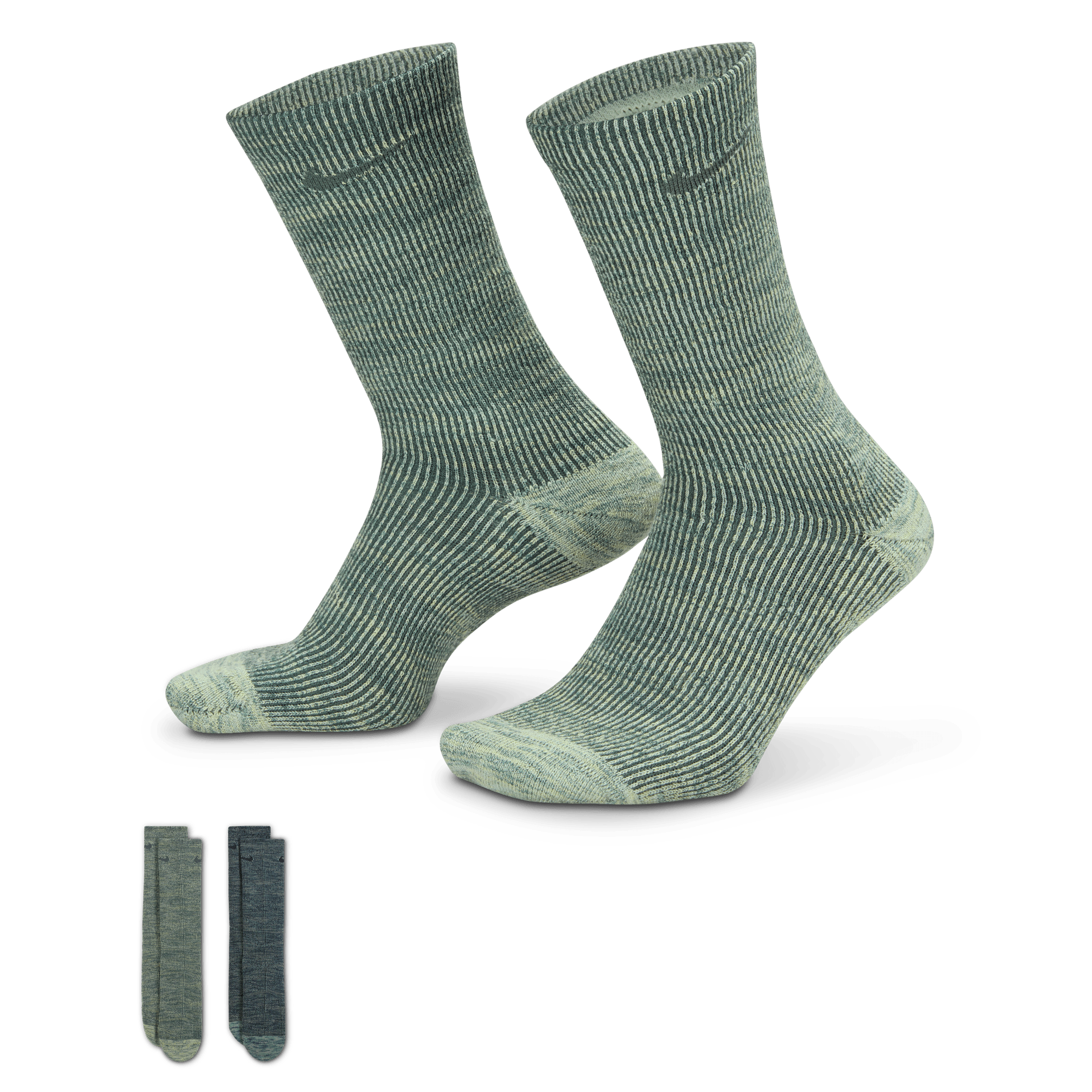 NIKE EVERYDAY CUSHIONED CREW SOCKS (2 PAIRS)