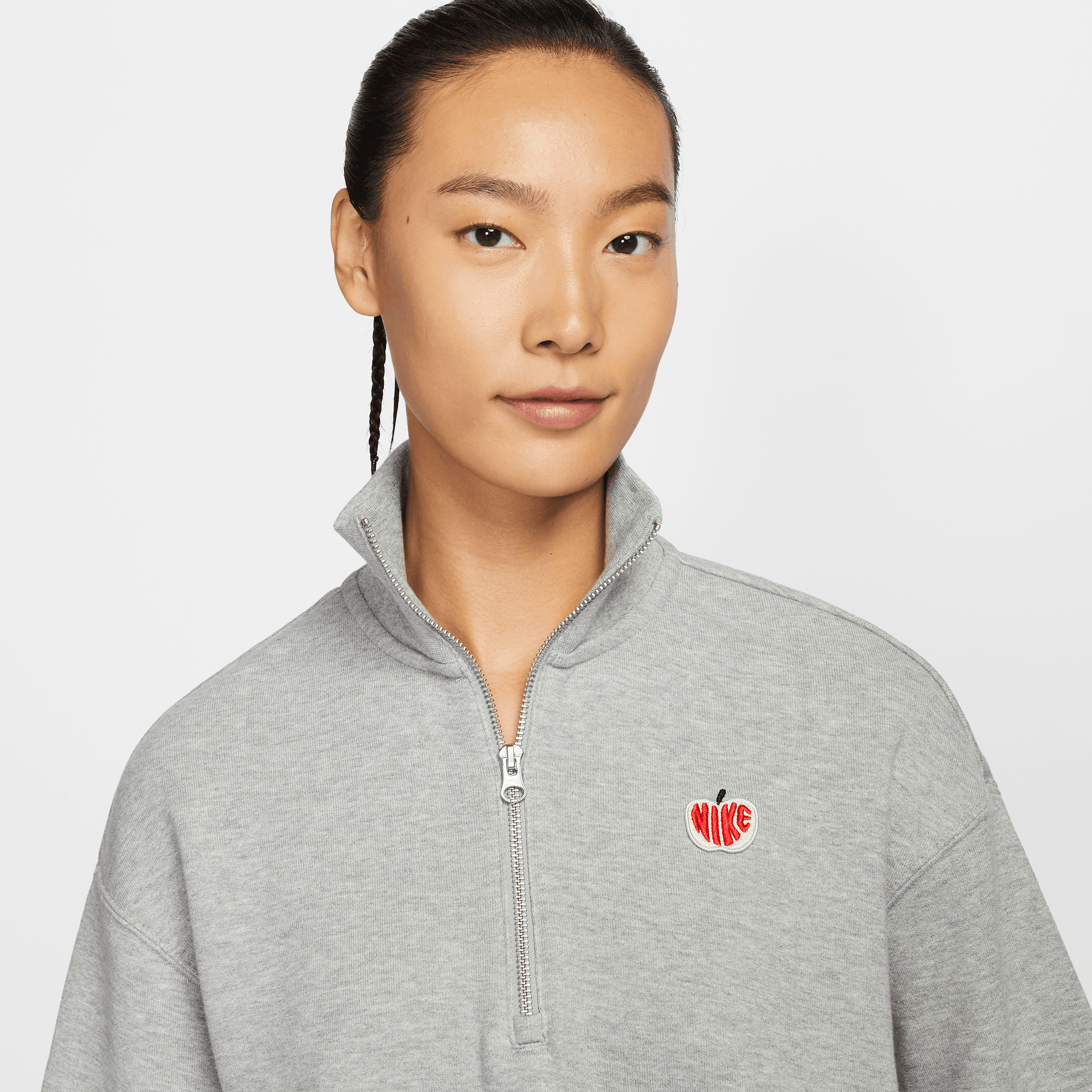 NIKE SPORTSWEAR PHOENIX FLEECE WOMEN'S 1/4-ZIP CROPPED SWEATSHIRT