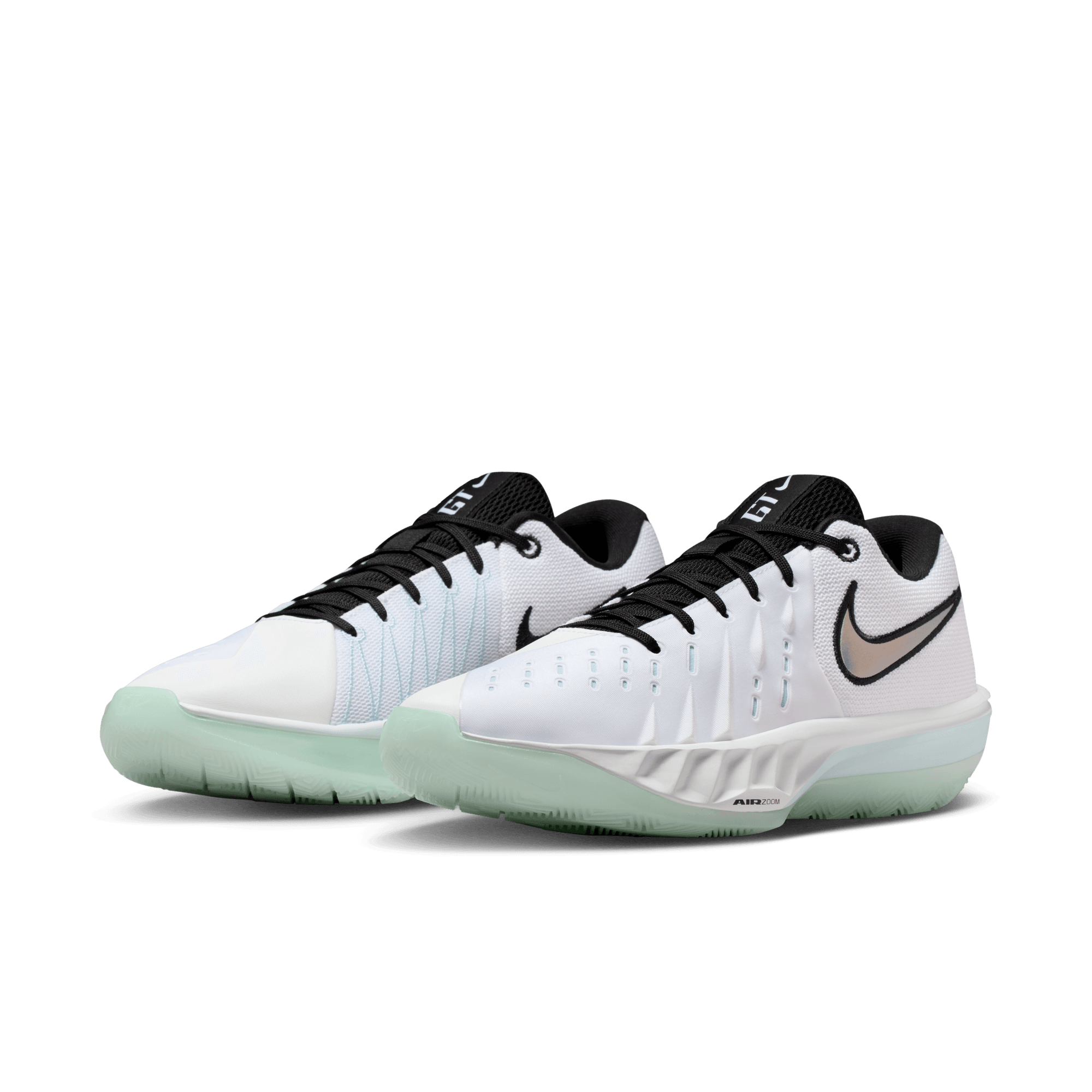 NIKE G.T. CUT ACADEMY 2 EP BASKETBALL SHOES WHITE/BLACK-GLACIER
