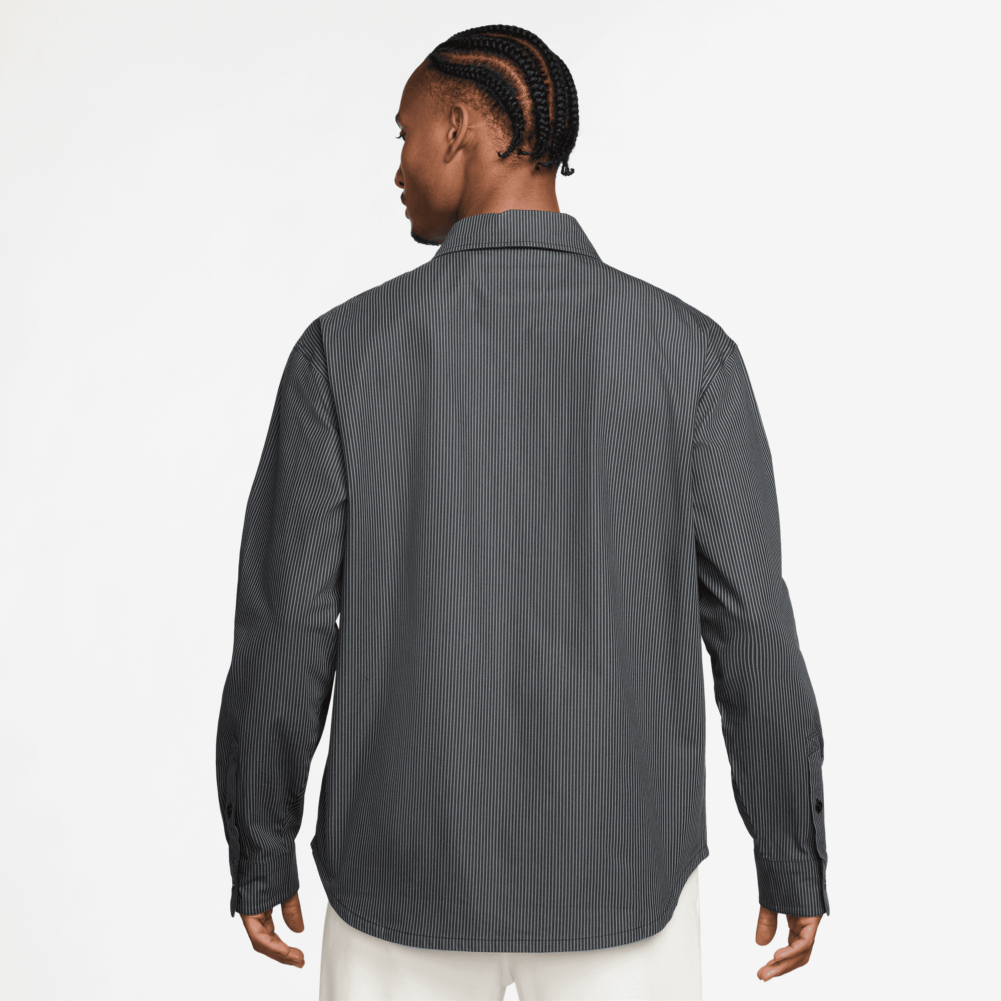 JORDAN FLIGHT MEN'S OXFORD LONG-SLEEVE TOP