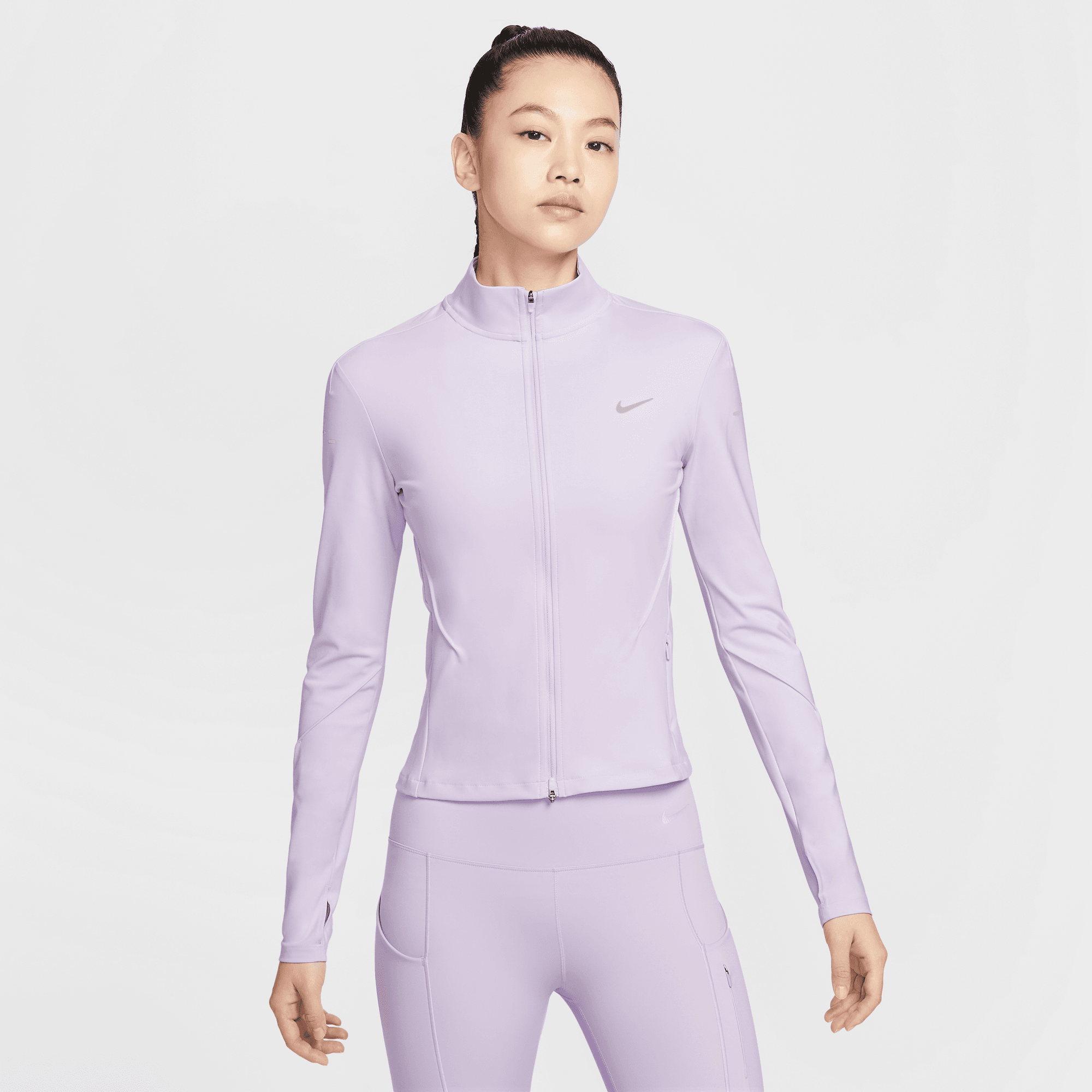 NIKE SWIFT WOMEN'S DRI-FIT FULL-ZIP MID-LAYER RUNNING TOP