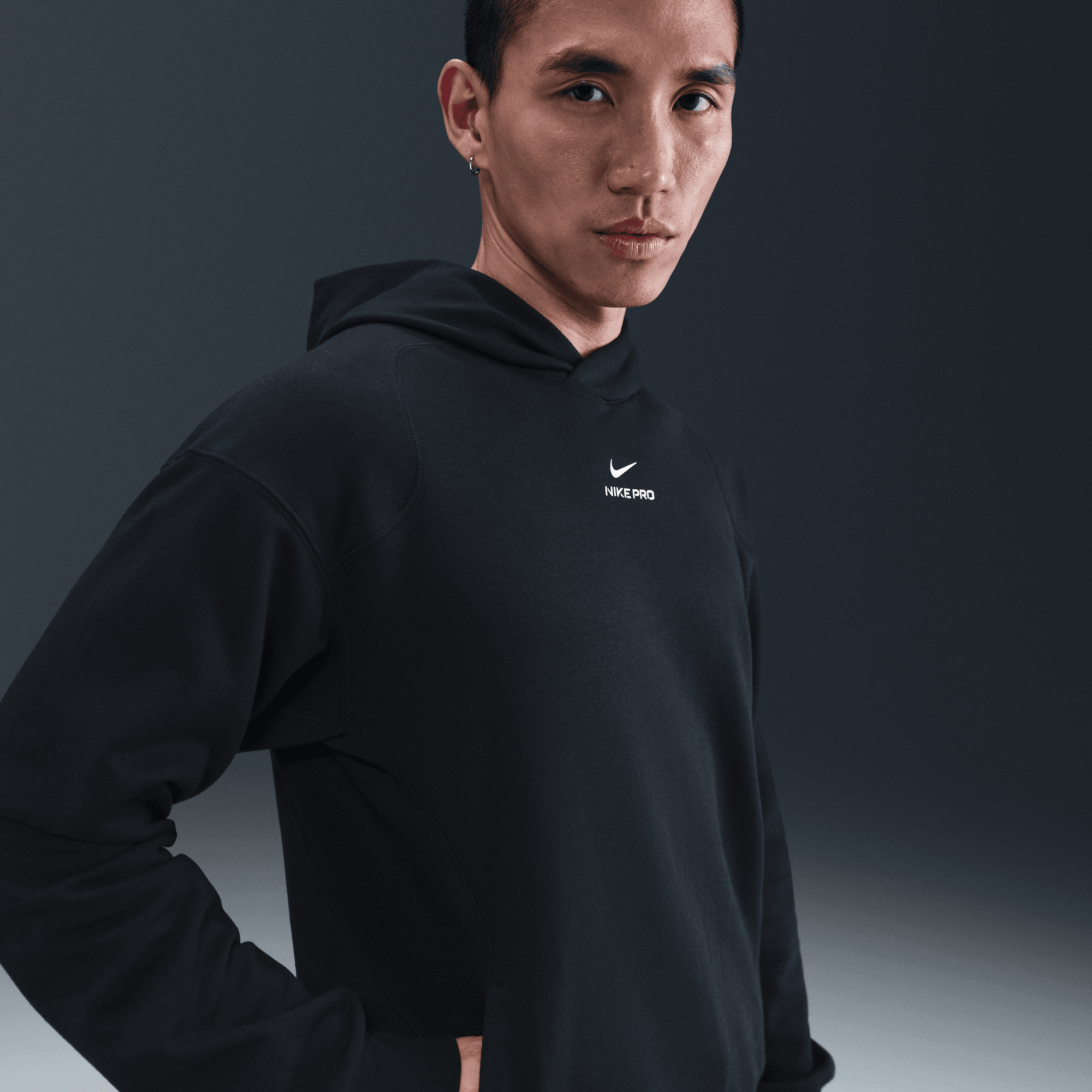 NIKE PRO MEN'S DRI-FIT MID LAYER TRAINING HOODIE