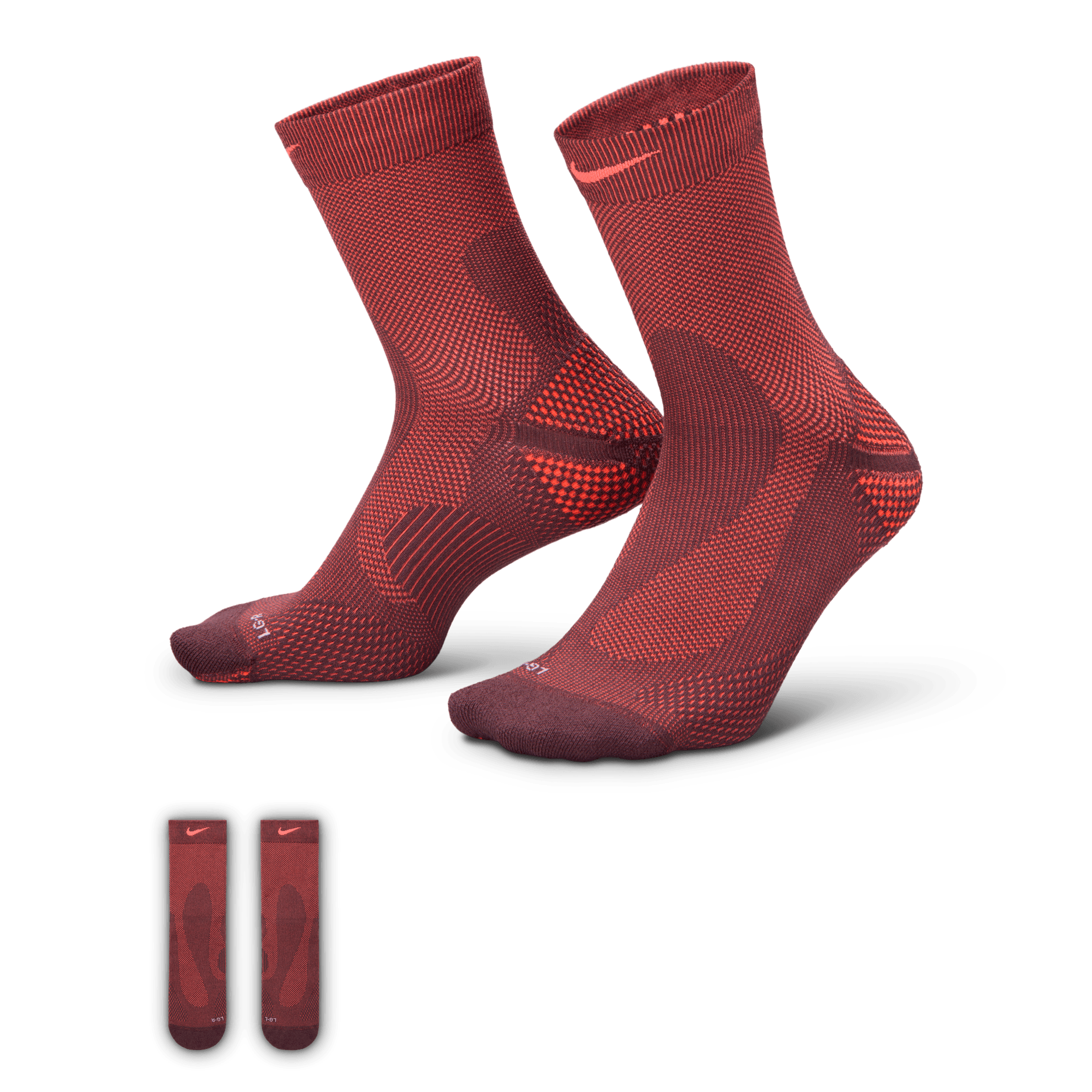 NIKE RUNNING LIGHTWEIGHT MICRO CREW SOCKS (1 PAIR)