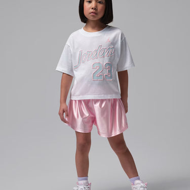 LITTLE KID'S FLOWY DURASHEEN 2-PC SHORTS SET