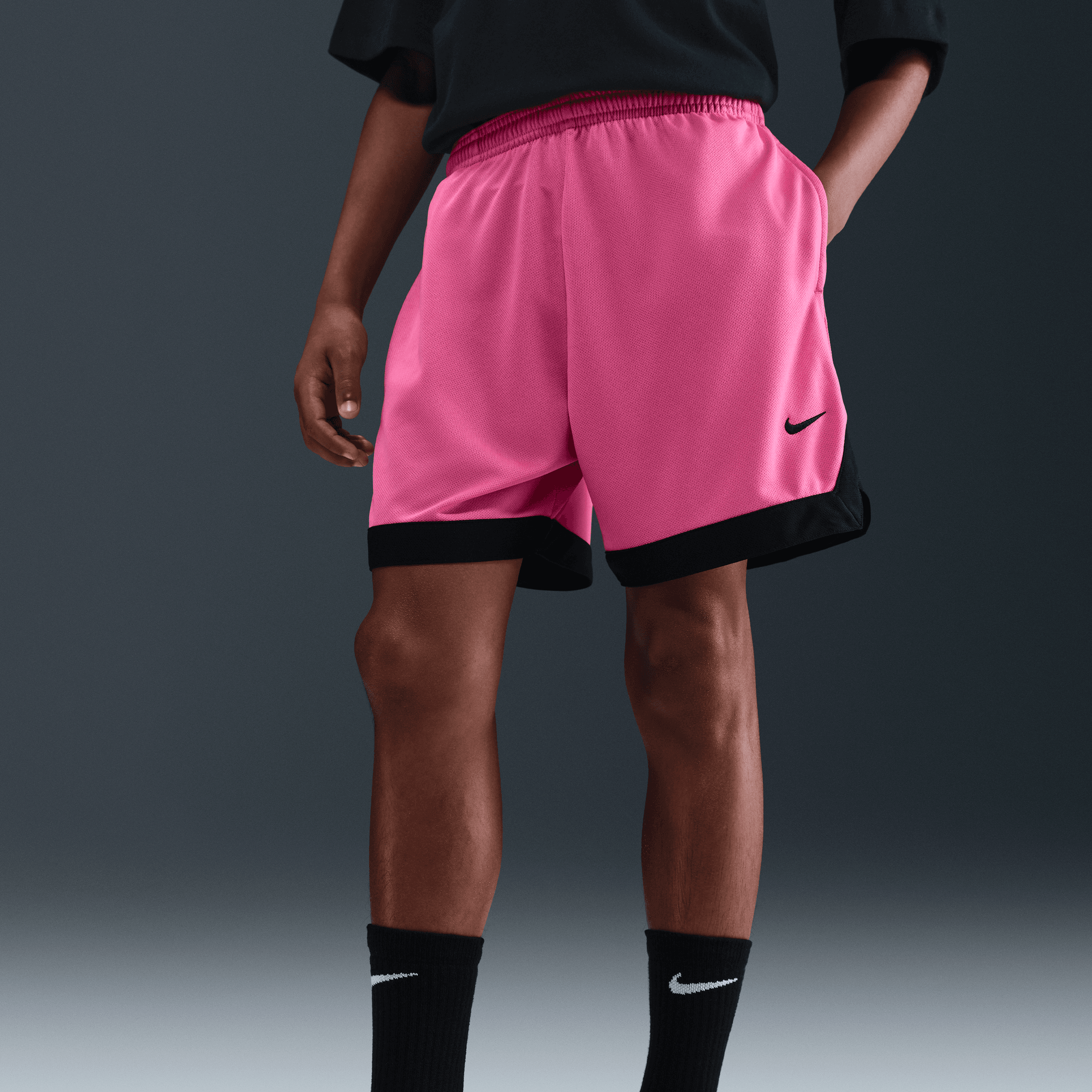 A'JA WILSON BIG KIDS' DRI-FIT BASKETBALL SHORTS