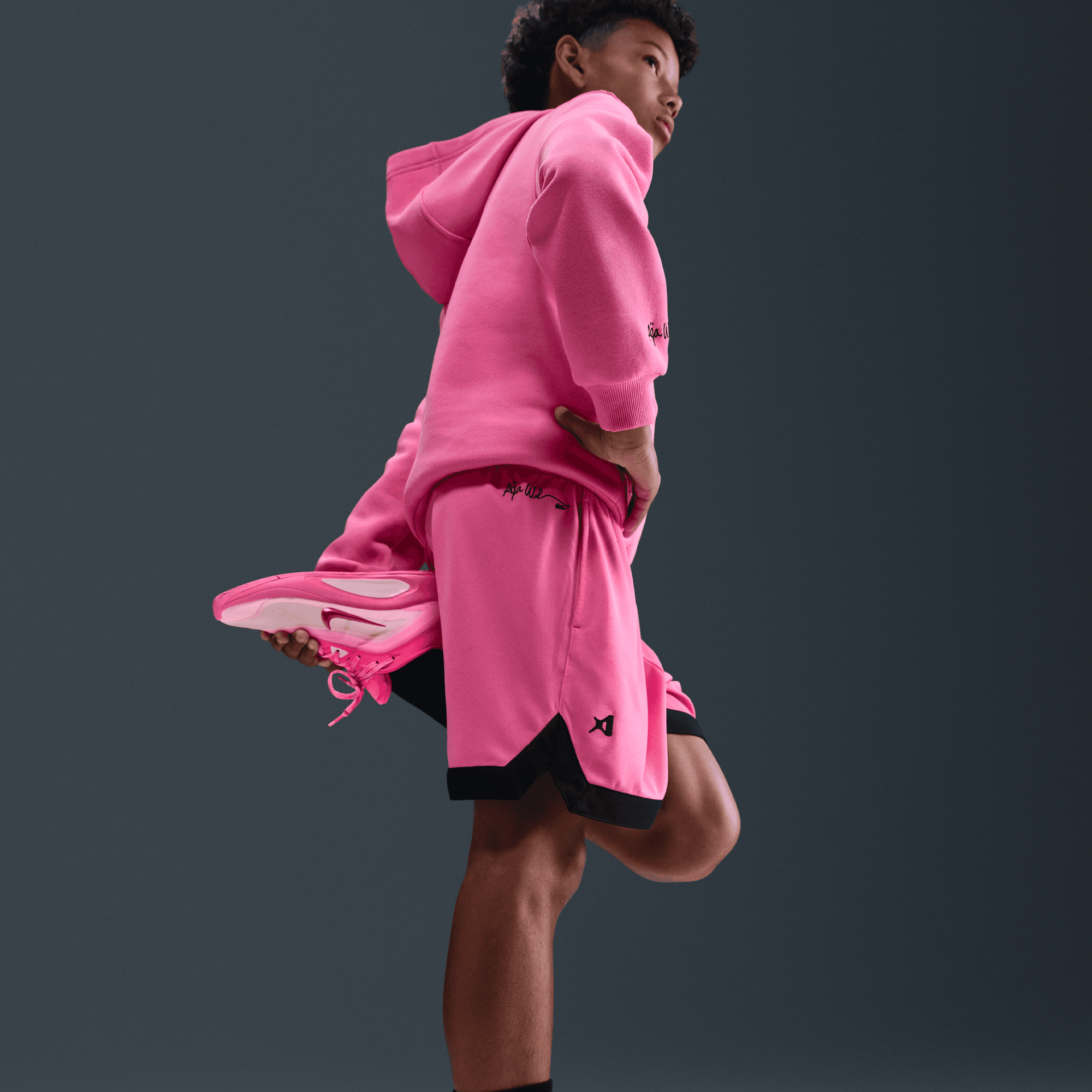 A'JA WILSON BIG KIDS' DRI-FIT BASKETBALL SHORTS