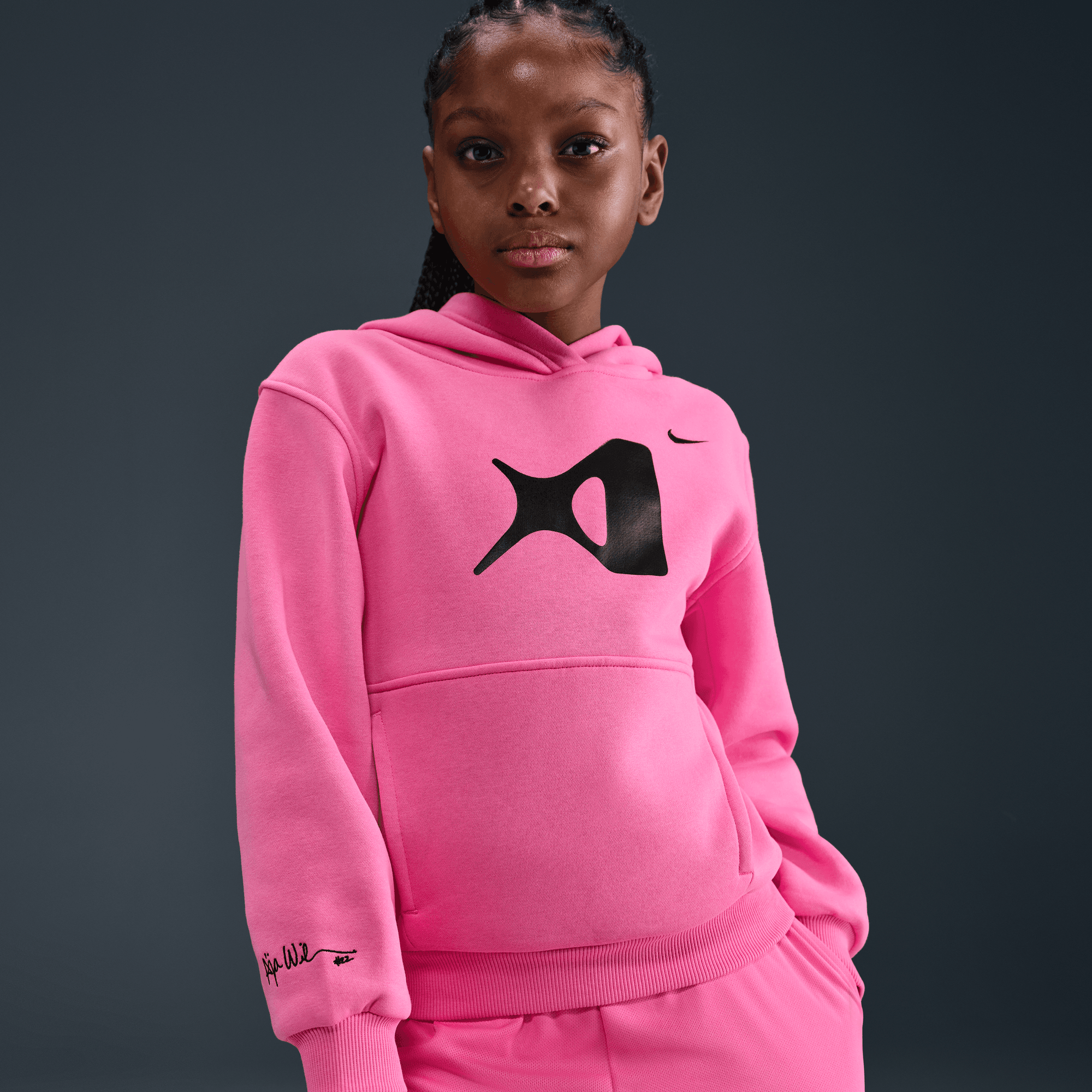 A'JA WILSON CLUB FLEECE BIG KIDS' HOODIE