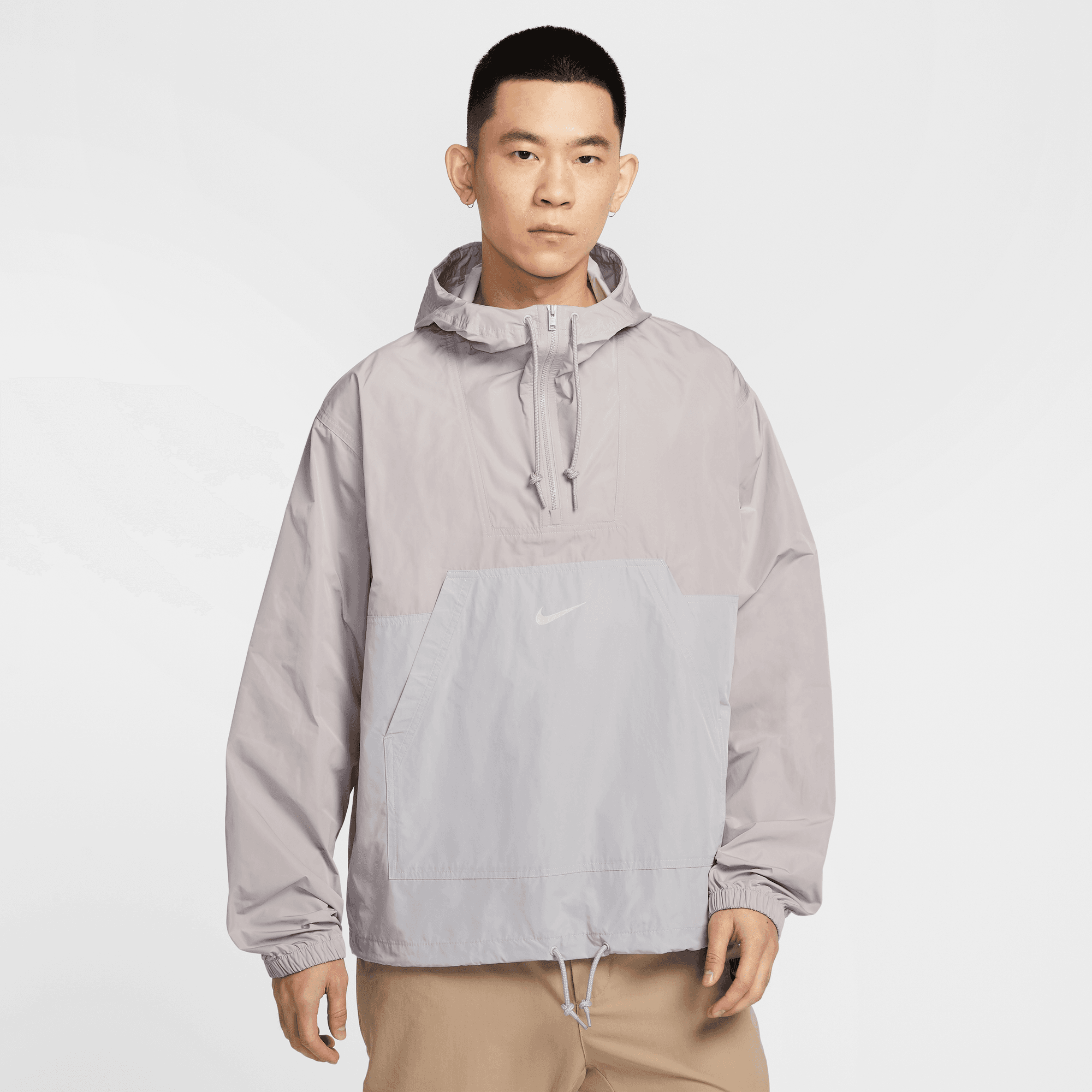 [FOTTSFOTTS] / ☆ LIGHT ANORAK / GRAY Men's Repel NGC Anorak Club 1/2 Zip Jacket | NIKE