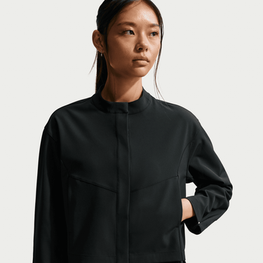 NIKE 24.7 PERFECTSTRETCH WOMEN'S DRI-FIT LOOSE-FIT CROPPED JACKET