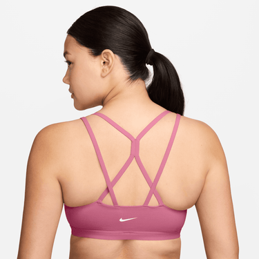 NIKE ZENVY STRAPPY WOMEN'S LIGHT-SUPPORT PADDED SPORTS BRA