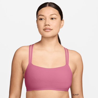 NIKE ZENVY STRAPPY WOMEN'S LIGHT-SUPPORT PADDED SPORTS BRA