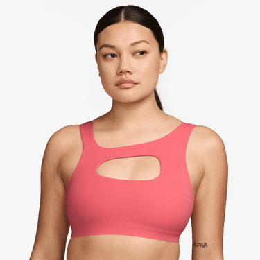 NIKE ZENVY WOMEN'S LIGHT-SUPPORT LIGHTLY LINED SPORTS BRA