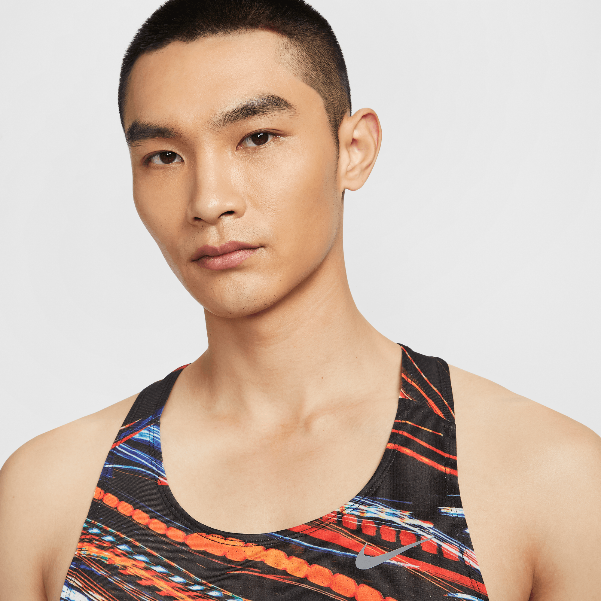 AS MEN'S NIKE DRI-FIT FAST SINGLET
