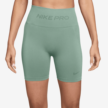 NIKE PRO SEAMLESS WOMEN'S DRI-FIT HIGH-WAISTED 5" BIKER SHORTS
