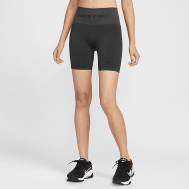 NIKE PRO SEAMLESS WOMEN'S DRI-FIT HIGH-WAISTED 5" BIKER SHORTS