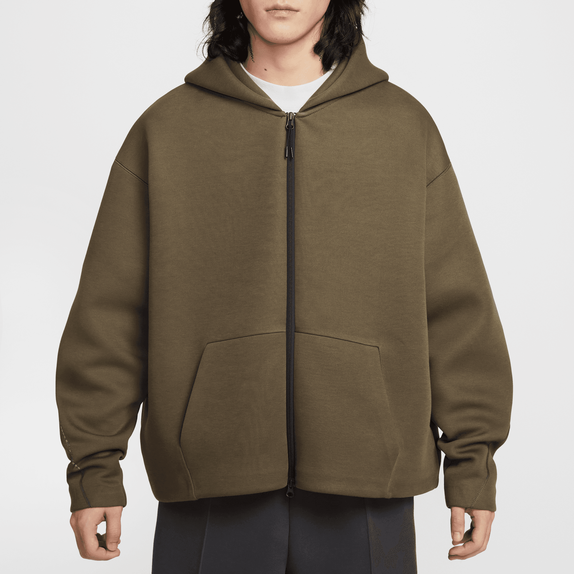 NIKE TECH MEN'S FLEECE FULL-ZIP HOODIE