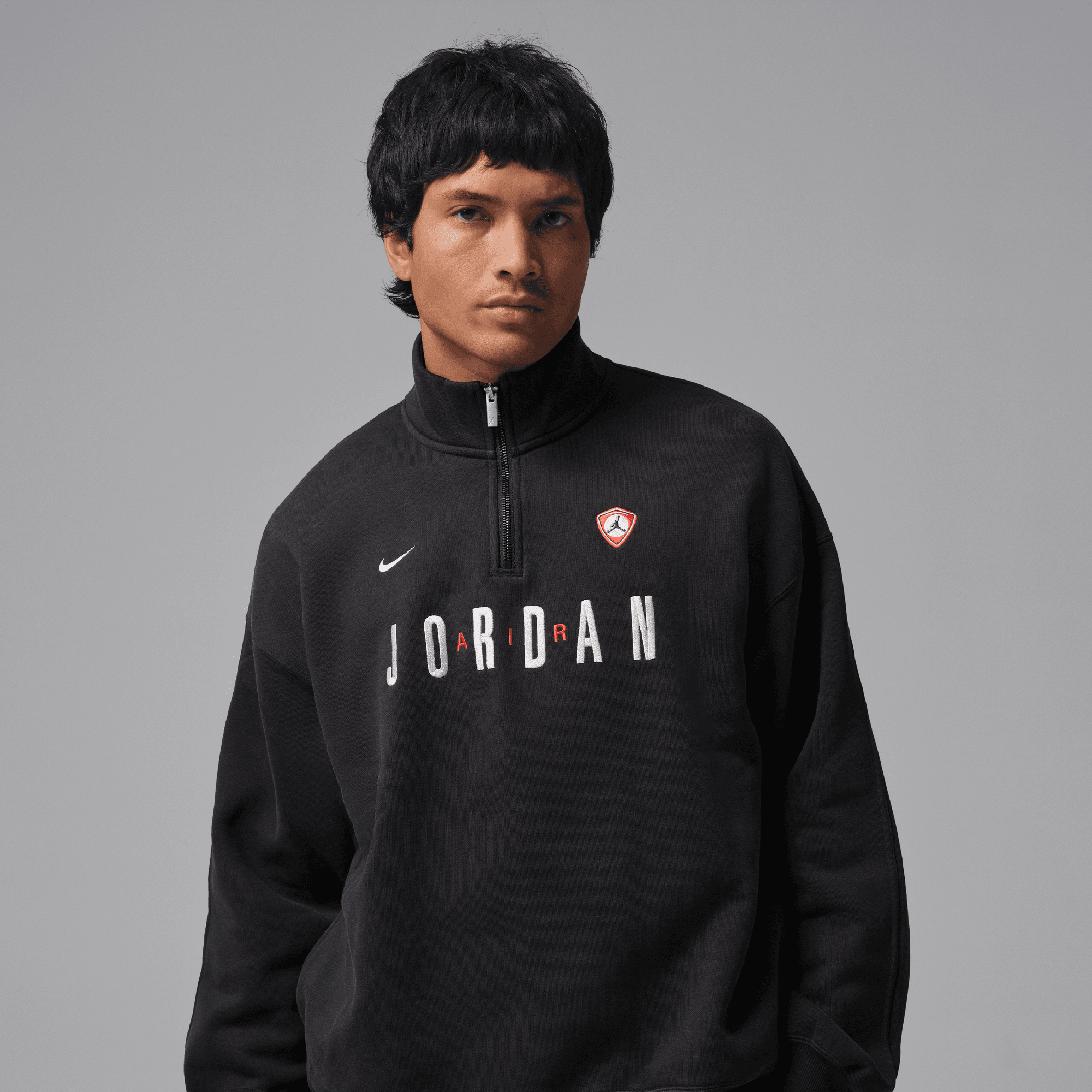 JORDAN FLIGHT MEN'S GRAPHIC FLEECE 1/4-ZIP