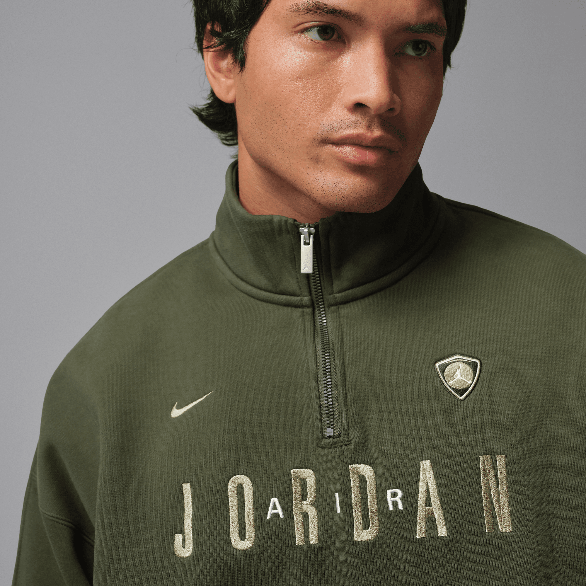 JORDAN FLIGHT MEN'S GRAPHIC FLEECE 1/4-ZIP