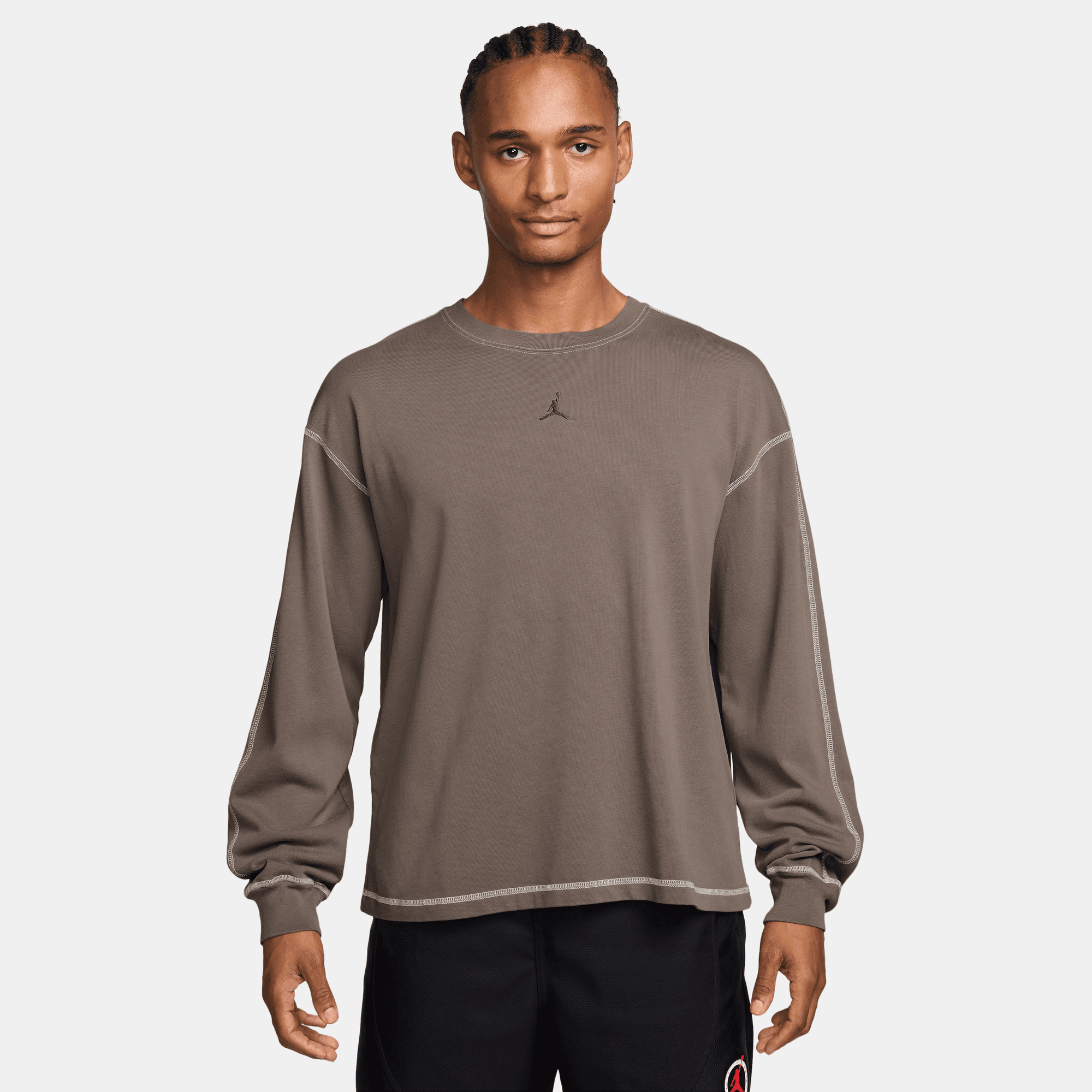 JORDAN FLIGHT MEN'S HEAVYWEIGHT LONG-SLEEVE TOP