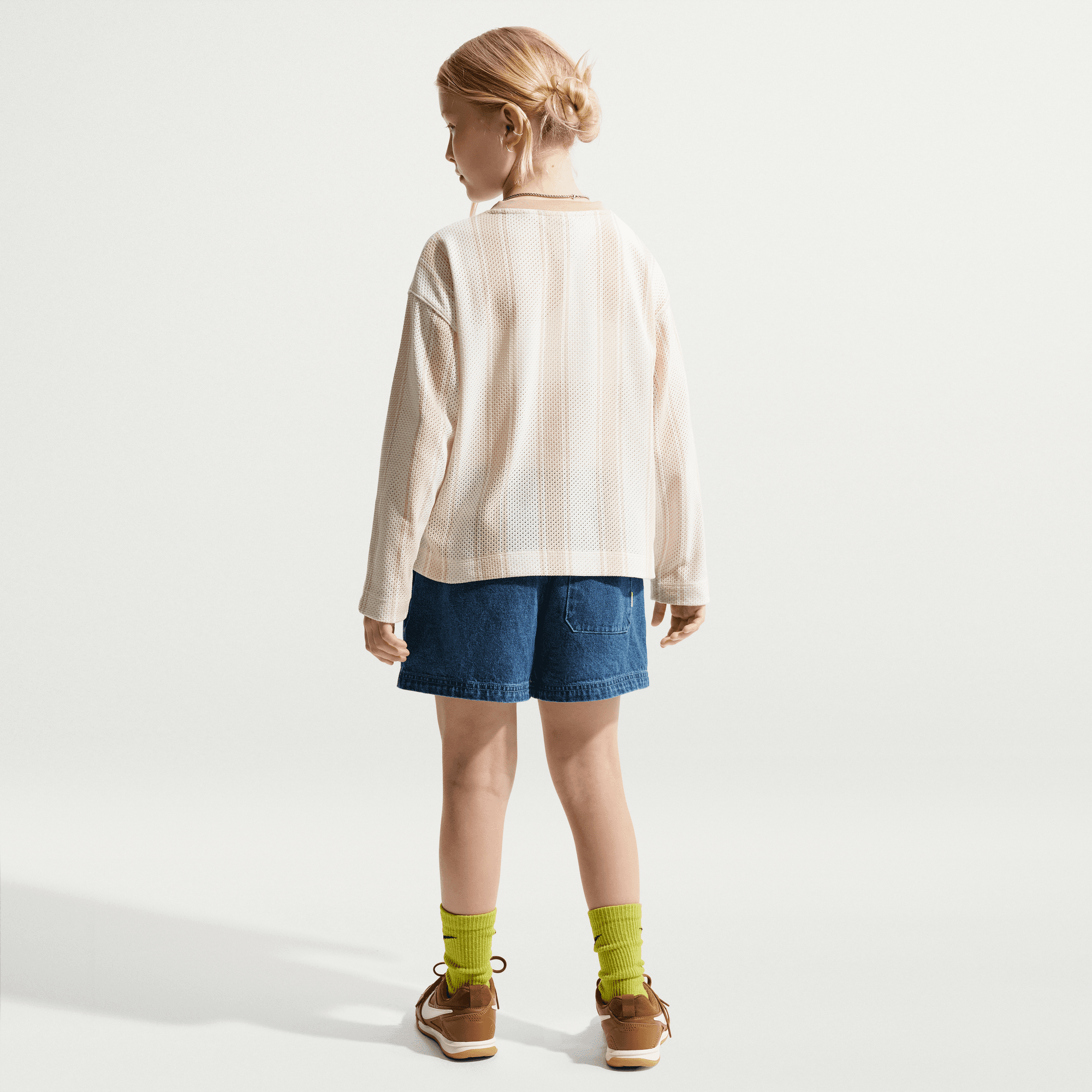 NIKE SPORTSWEAR COLLECTION BIG KIDS' DENIM SHORTS