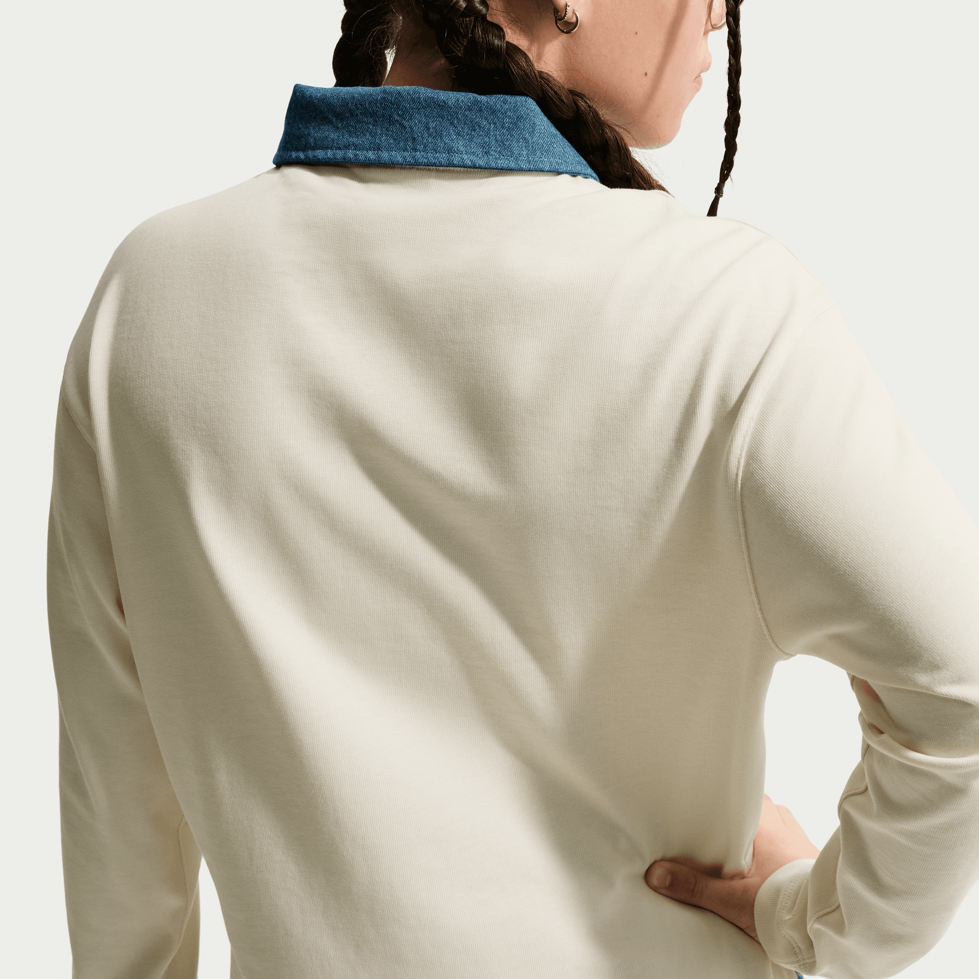 NIKE SPORTSWEAR COLLECTION BIG KIDS' (GIRLS') LONG-SLEEVE POLO TOP