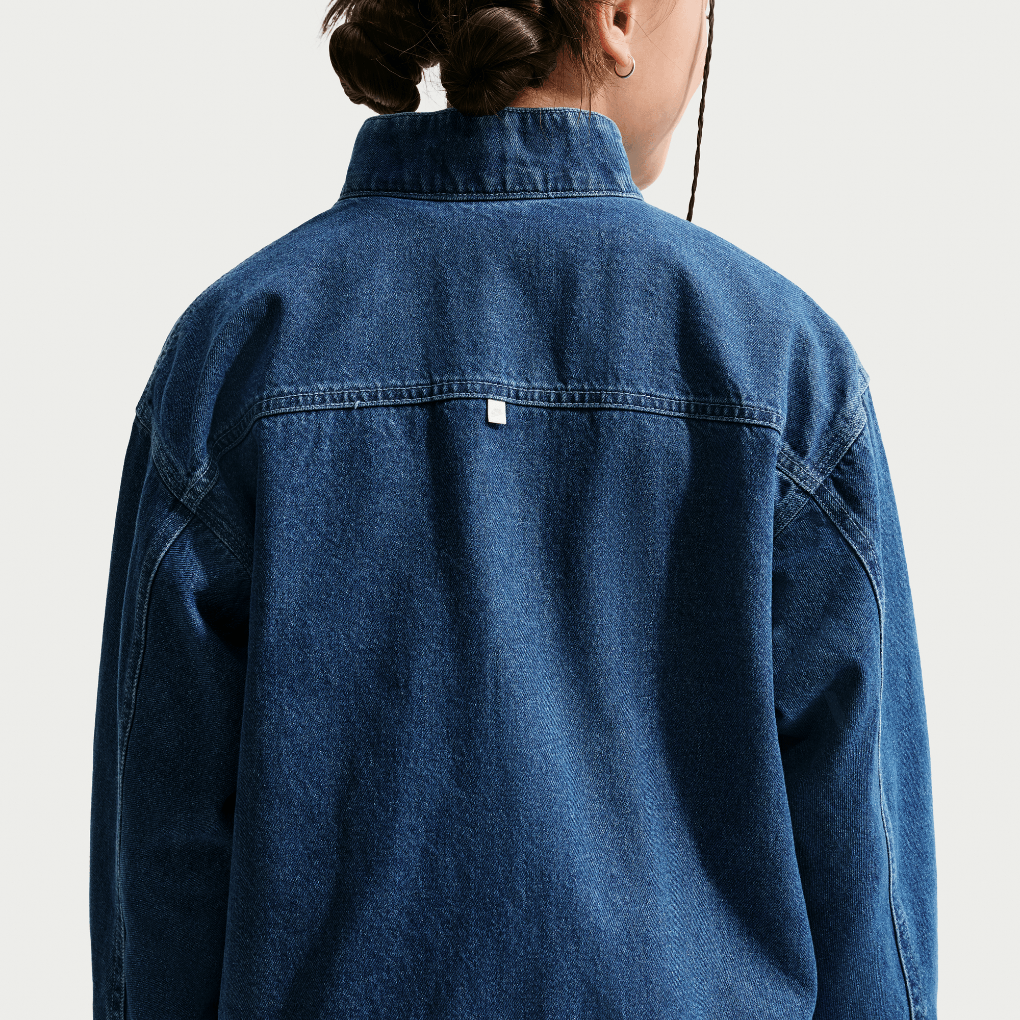 NIKE SPORTSWEAR COLLECTION WINDRUNNER BIG KIDS' DENIM JACKET
