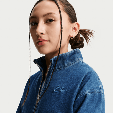 NIKE SPORTSWEAR COLLECTION WINDRUNNER BIG KIDS' DENIM JACKET