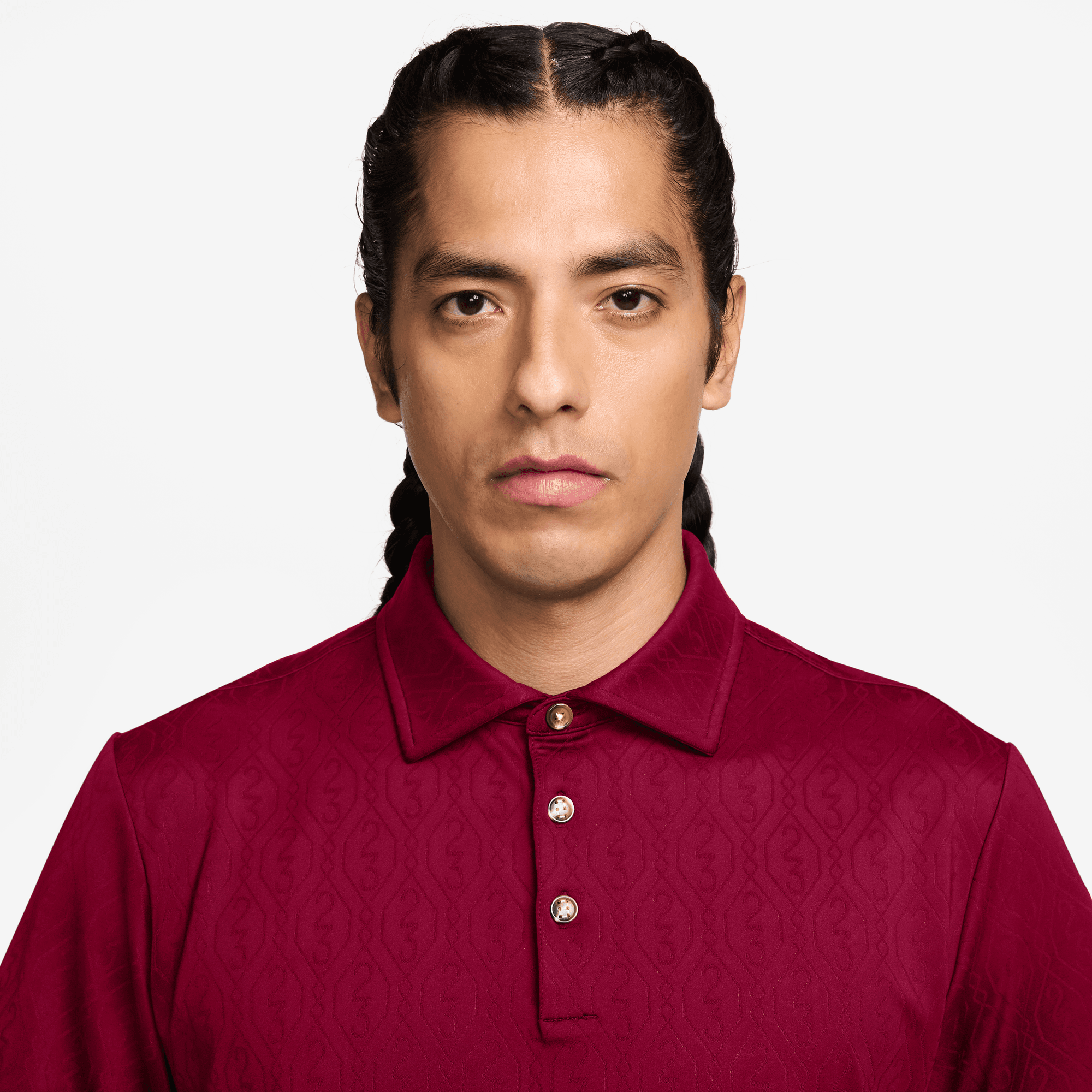 JORDAN SPORT MEN'S GOLF JACQUARD POLO