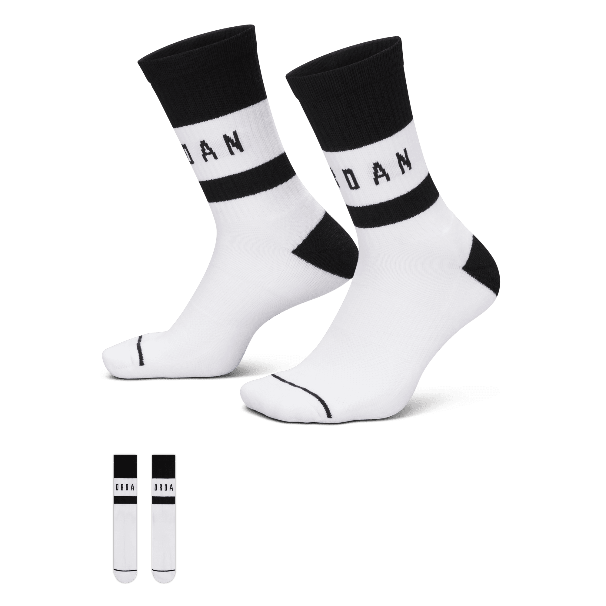 JORDAN CUSHIONED CREW SOCKS