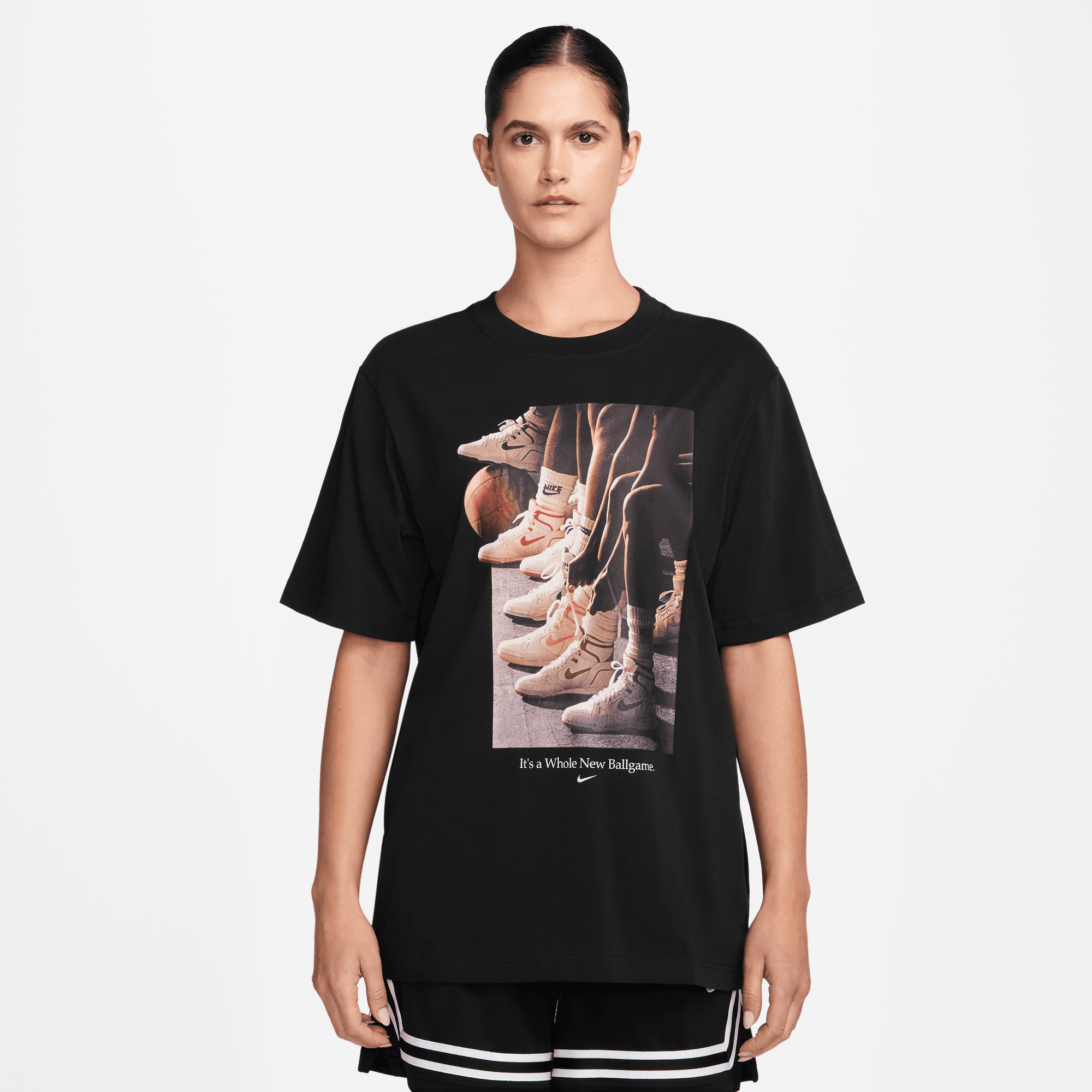 NIKE WOMEN'S DRI-FIT SHORT-SLEEVE BASKETBALL T-SHIRT