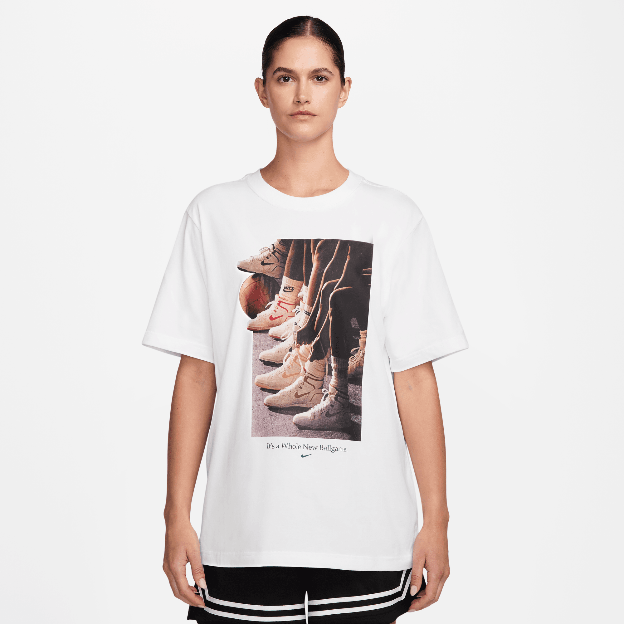 NIKE WOMEN'S DRI-FIT SHORT-SLEEVE BASKETBALL T-SHIRT