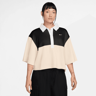 NIKE SPORTSWEAR WOMEN'S OVERSIZED SHORT-SLEEVE POLO