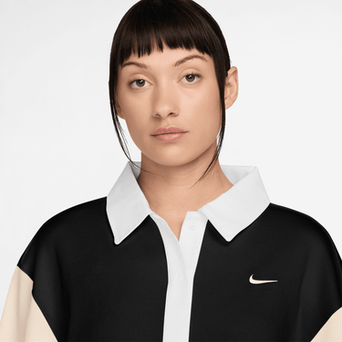 NIKE SPORTSWEAR WOMEN'S OVERSIZED SHORT-SLEEVE POLO
