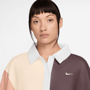 NIKE SPORTSWEAR WOMEN'S OVERSIZED SHORT-SLEEVE POLO