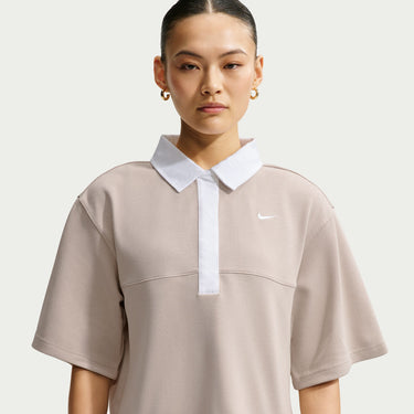NIKE SPORTSWEAR WOMEN'S OVERSIZED SHORT-SLEEVE POLO