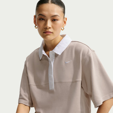 NIKE SPORTSWEAR WOMEN'S OVERSIZED SHORT-SLEEVE POLO