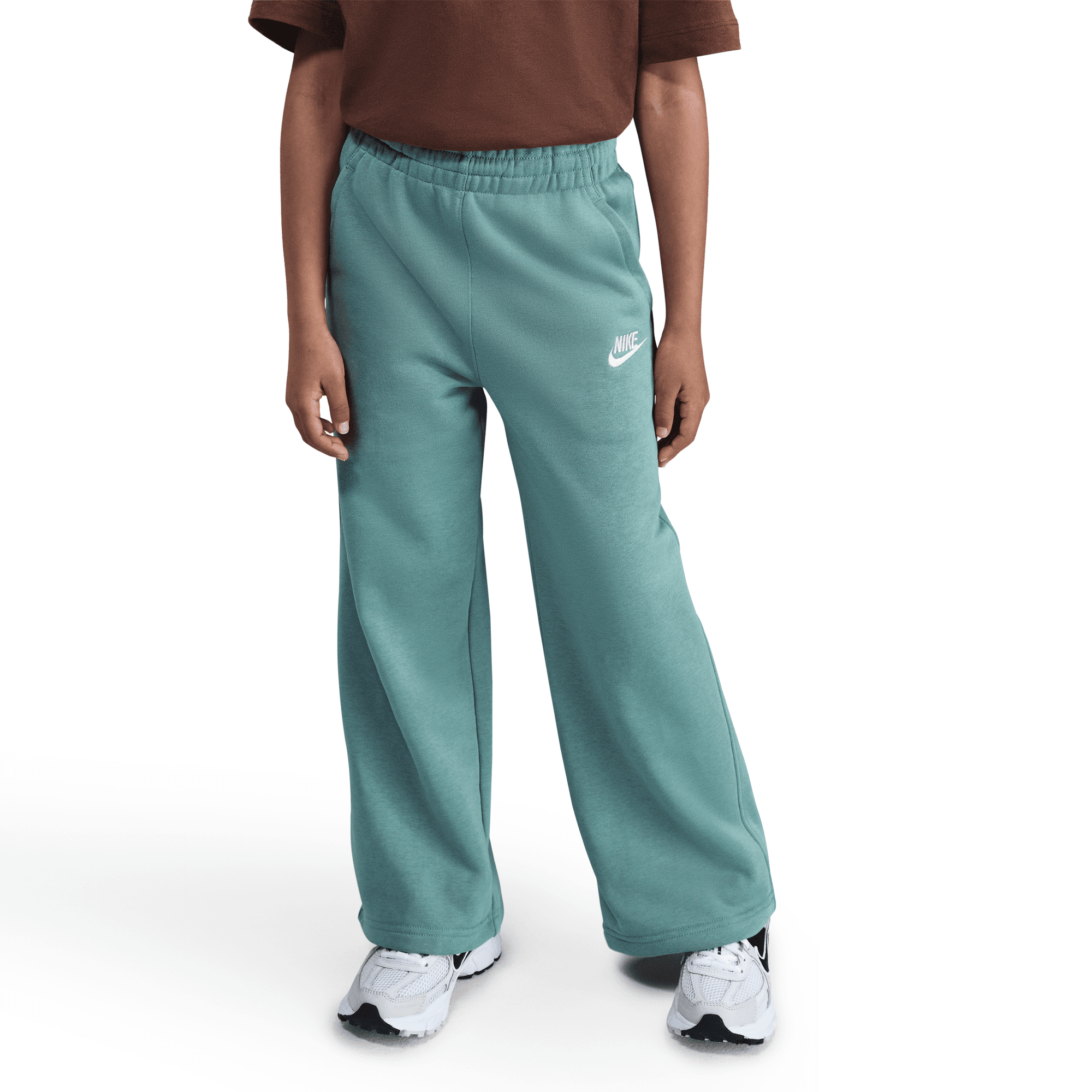 NIKE SPORTSWEAR CLUB FLEECE BIG KID'S (GIRLS) WIDE-LEG PANTS