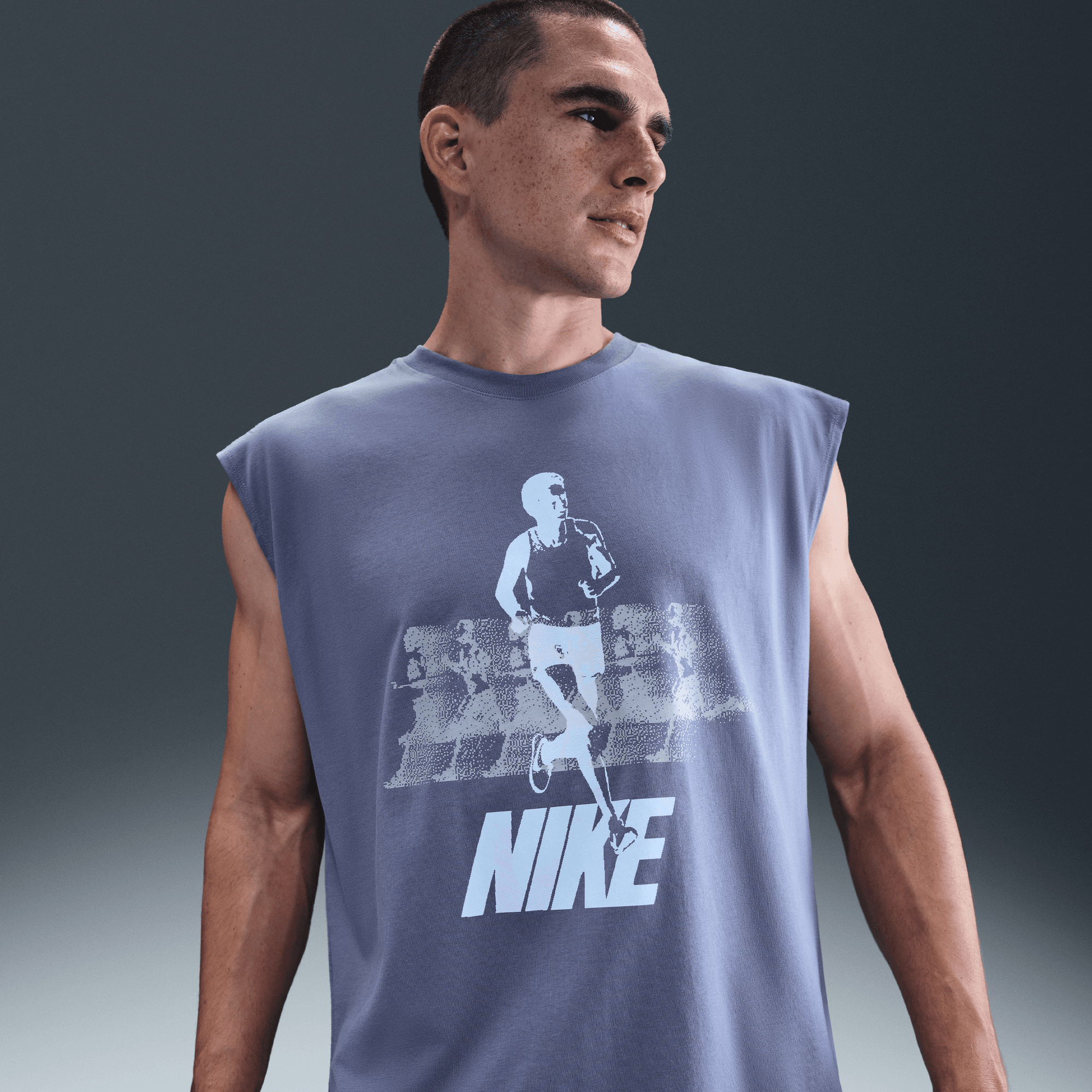 NIKE MEN'S SLEEVELESS RUNNING TOP