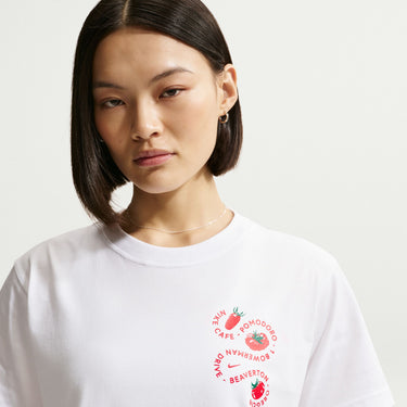 AS WOMEN'S NIKE SPORTSWEAR CLASSIC BF CAFE TOMATO T-SHIRT