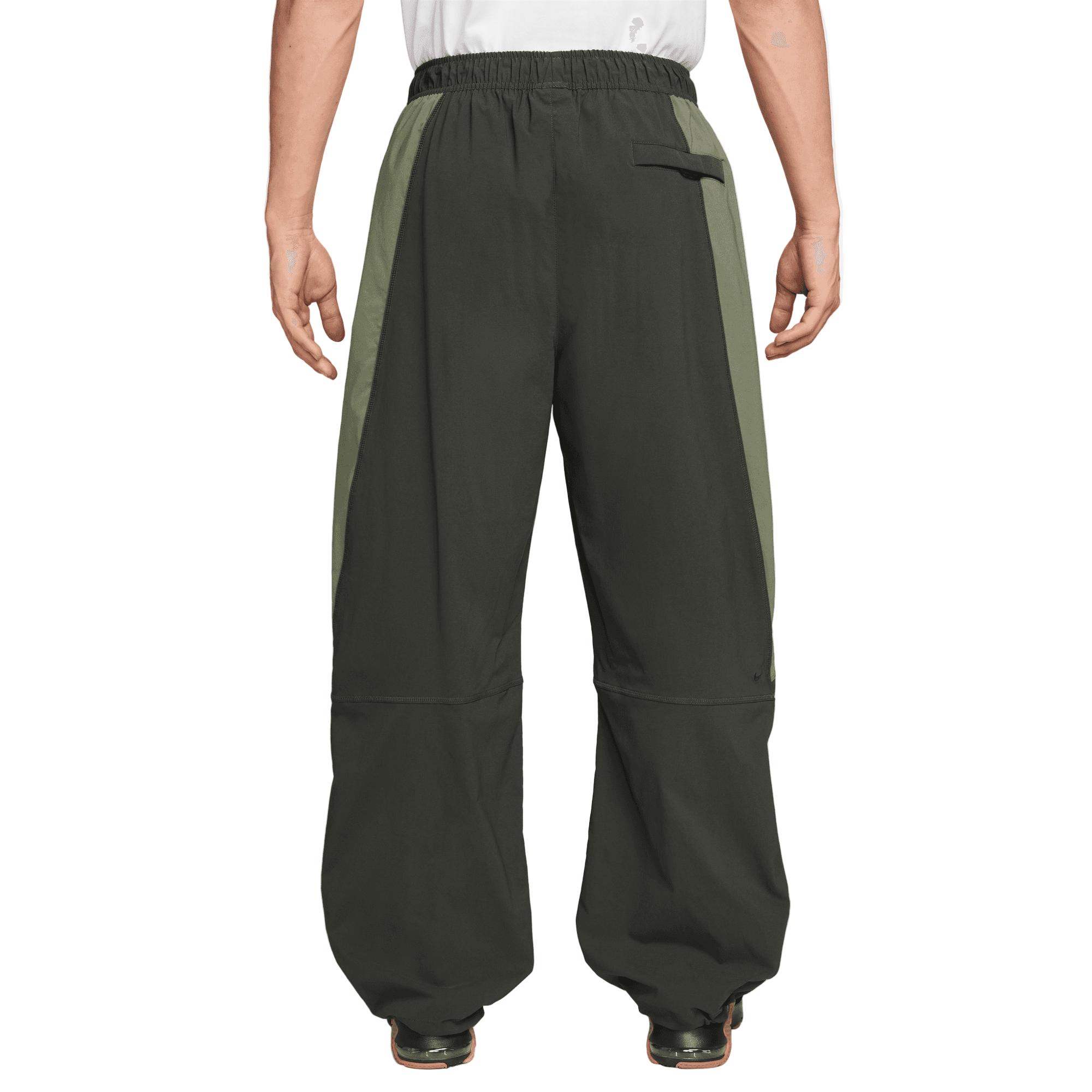 NIKE TECH MEN'S DRI-FIT WOVEN COLOR-BLOCK OVERSIZED PANTS