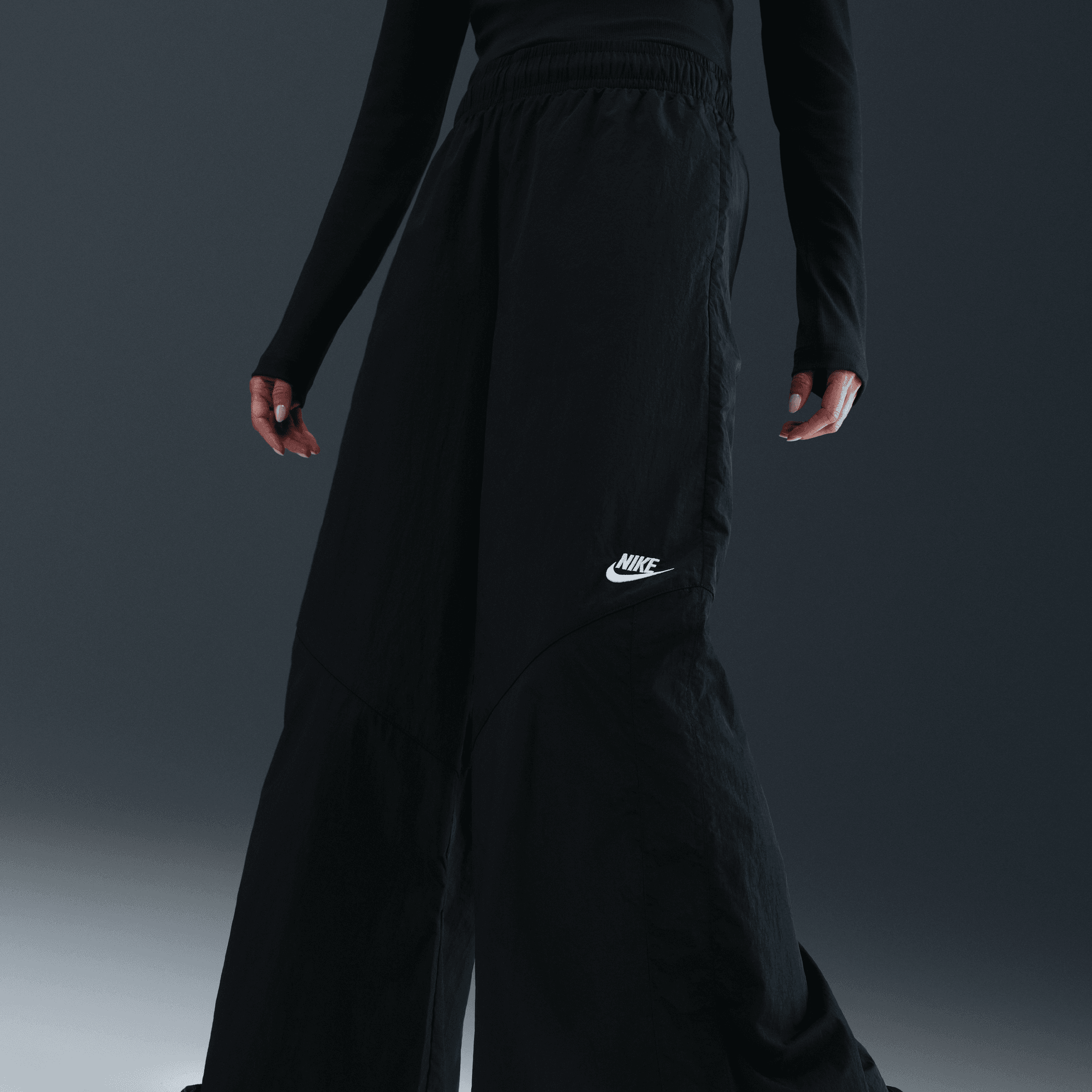 NIKE SPORTSWEAR WOMEN'S WIDE-LEG WOVEN PANTS