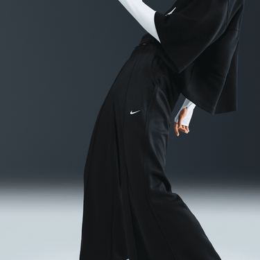 NIKE SPORTSWEAR WOMEN'S MID-RISE WIDE-LEG TRACK PANTS
