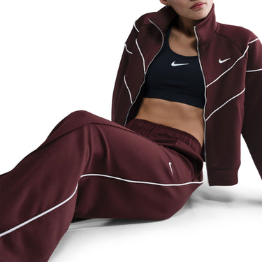 NIKE SPORTSWEAR WOMEN'S MID-RISE WIDE-LEG TRACK PANTS