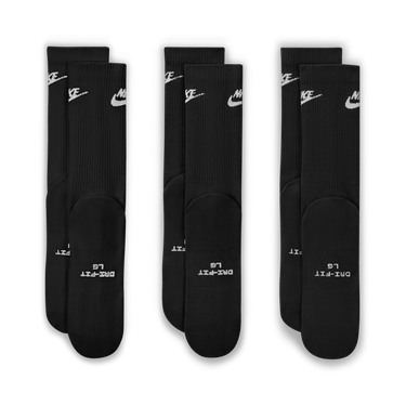 NIKE EVERYDAY ELEVATED CREW SOCKS (3 PAIRS)