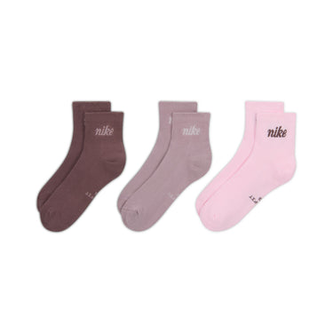 NIKE EVERYDAY ELEVATED ANKLE SOCKS (3 PAIRS)