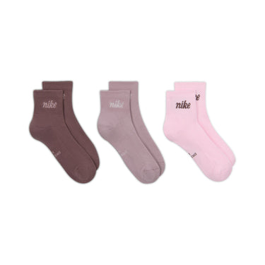NIKE EVERYDAY ELEVATED ANKLE SOCKS (3 PAIRS)