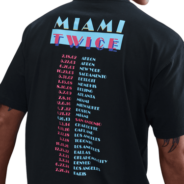 LEBRON "MIAMI TWICE" MEN'S MAX90 BASKETBALL T-SHIRT