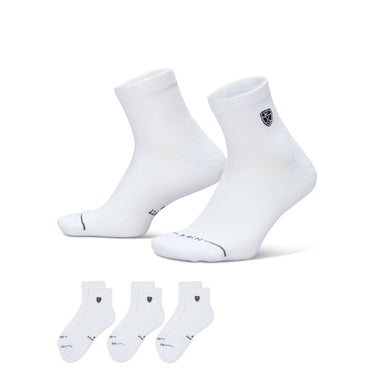 NIKE EVERYDAY ELEVATED GOLF ANKLE SOCKS (3 PAIRS)