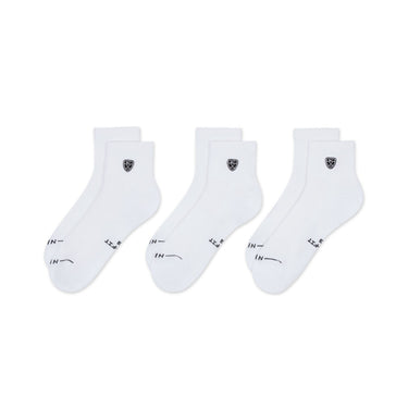 NIKE EVERYDAY ELEVATED GOLF ANKLE SOCKS (3 PAIRS)